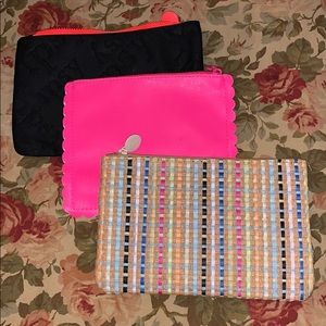3 make up bags
